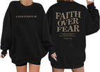 Oversized Faith Crewneck Sweatshirt