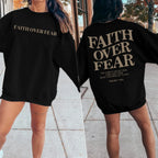 Oversized Faith Crewneck Sweatshirt
