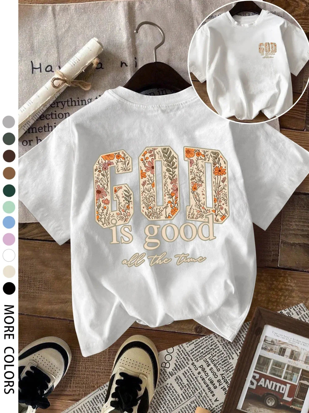 Floral Print Boho T-Shirt