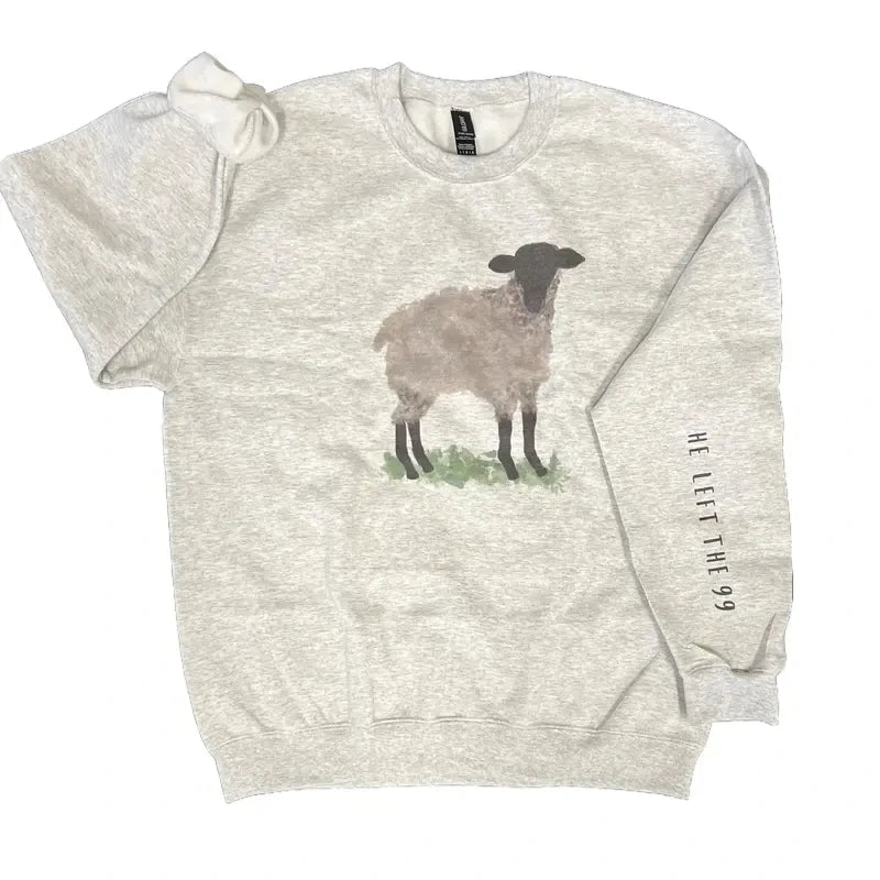 Ash Gray Graphic Sweatshirt