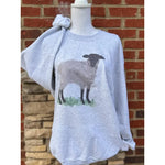 Ash Gray Graphic Sweatshirt