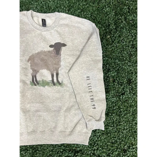 Ash Gray Graphic Sweatshirt