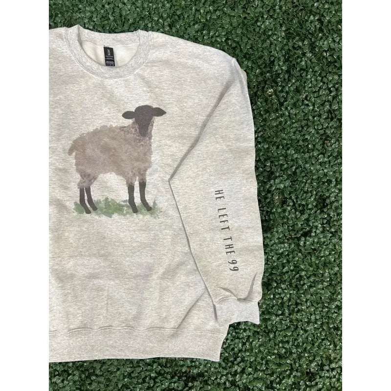 Ash Gray Graphic Sweatshirt