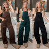 Tanming Corduroy Wide Leg Overalls
