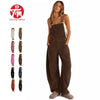Tanming Corduroy Wide Leg Overalls