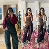 Tanming Corduroy Wide Leg Overalls