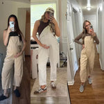 Tanming Corduroy Wide Leg Overalls