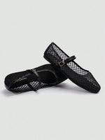 Mesh Breathable Ballet Mary Jane Flats