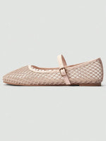 Mesh Breathable Ballet Mary Jane Flats