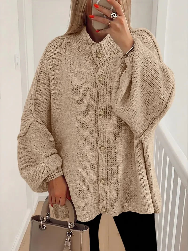 Chunky Knit Oversized Cardigan