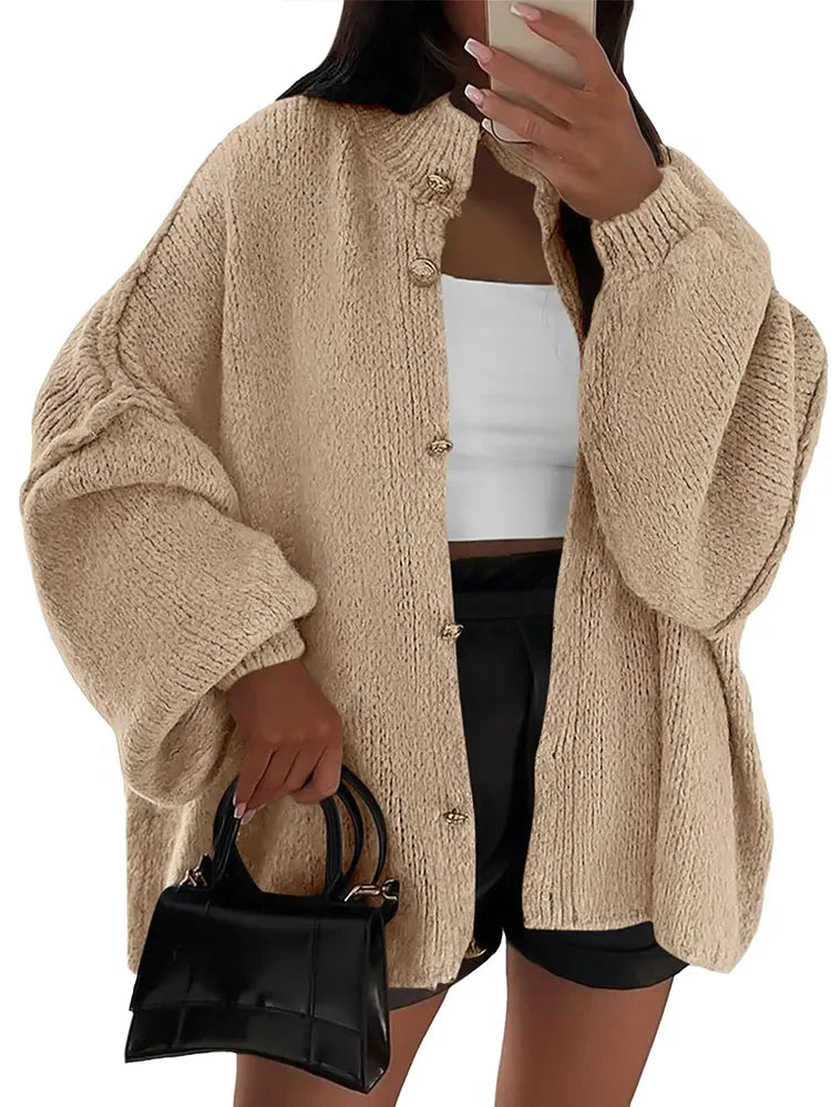 Chunky Knit Oversized Cardigan