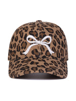 Leopard Print Bow Hat