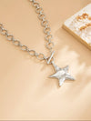 Bohemian Geometric Star Pendant Necklace