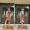 Corduroy Overall Mini Dress