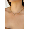 Open Heart Lock Necklace