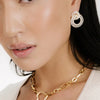 Open Heart Lock Necklace