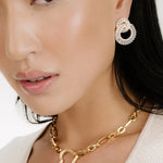 Open Heart Lock Necklace