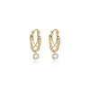 Ettika Boho Golden Hoop Earrings