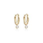 Ettika Boho Golden Hoop Earrings