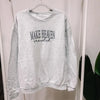 Make Heaven Crowded Embroidered Sweatshirt