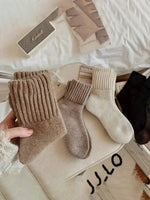 Knit Mid-Calf Fall Socks