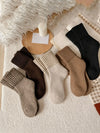 Knit Mid-Calf Fall Socks