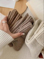 Knit Mid-Calf Fall Socks