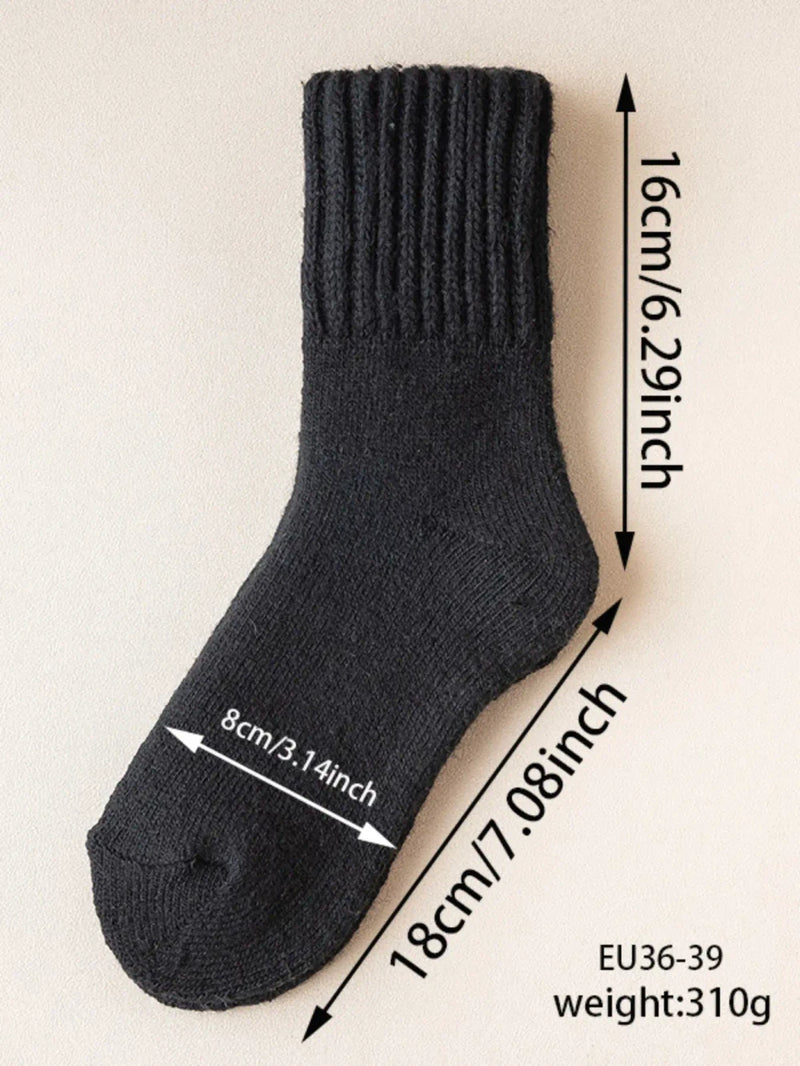 Knit Mid-Calf Fall Socks