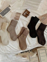 Knit Mid-Calf Fall Socks