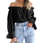 Imily Bela Off-Shoulder Ruffle Blouse