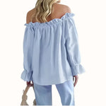 Imily Bela Off-Shoulder Ruffle Blouse