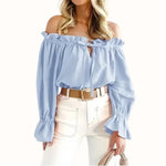 Imily Bela Off-Shoulder Ruffle Blouse