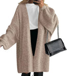 Oversized Knit Cardigan Sweater