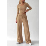 Ribbed Knit Lounge Set