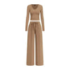 Ribbed Knit Lounge Set