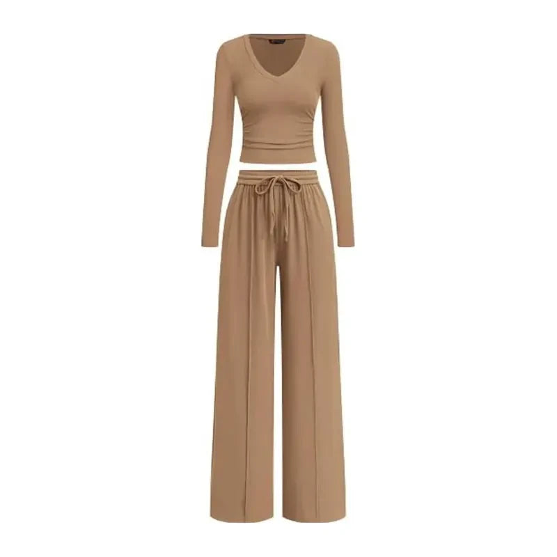 Ribbed Knit Lounge Set