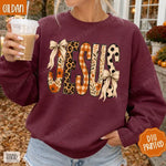 Fall Floral Jesus Sweatshirt