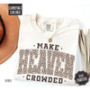 Leopard Print Religious Cotton T-Shirt