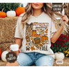Trendy Fall Collage Comfort Colors T-Shirt