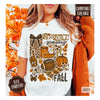 Trendy Fall Collage Comfort Colors T-Shirt