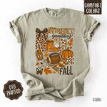 Trendy Fall Collage Comfort Colors T-Shirt