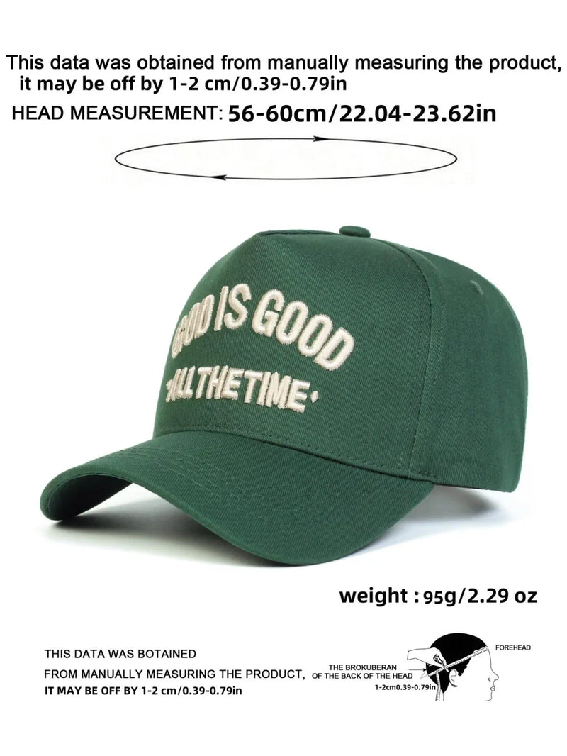 Letter Embroidery Baseball Cap