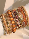 Multicolor Boho Beaded Bracelet Set