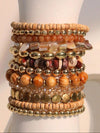 Multicolor Boho Beaded Bracelet Set