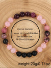 Garnet Beaded Meditation Bracelet