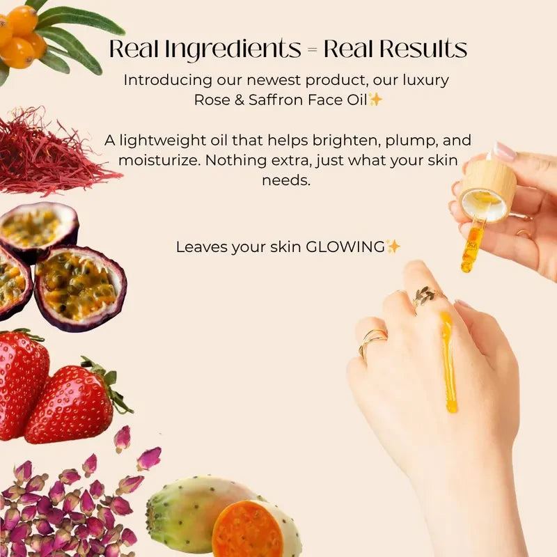 Saffron Rose Hydrating Face Oil