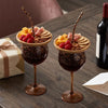 Leopard Print Glass Gift Set