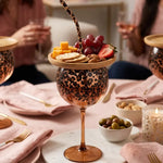 Leopard Print Glass Gift Set