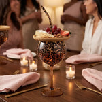 Leopard Print Glass Gift Set