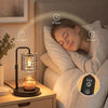 Woven Textured Glass Candle Warmer Lamp